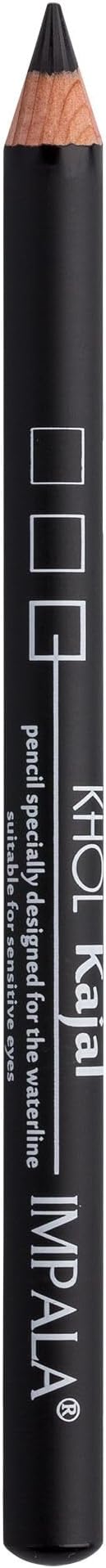 IMPALA Khol Waterproof Eyeliner Intense Black Color 81 Eye Liner Perfect Liner Intense Look Waterproof and LongLasting Eyeliner Soft and Creamy Formula Makeup - Image 1
