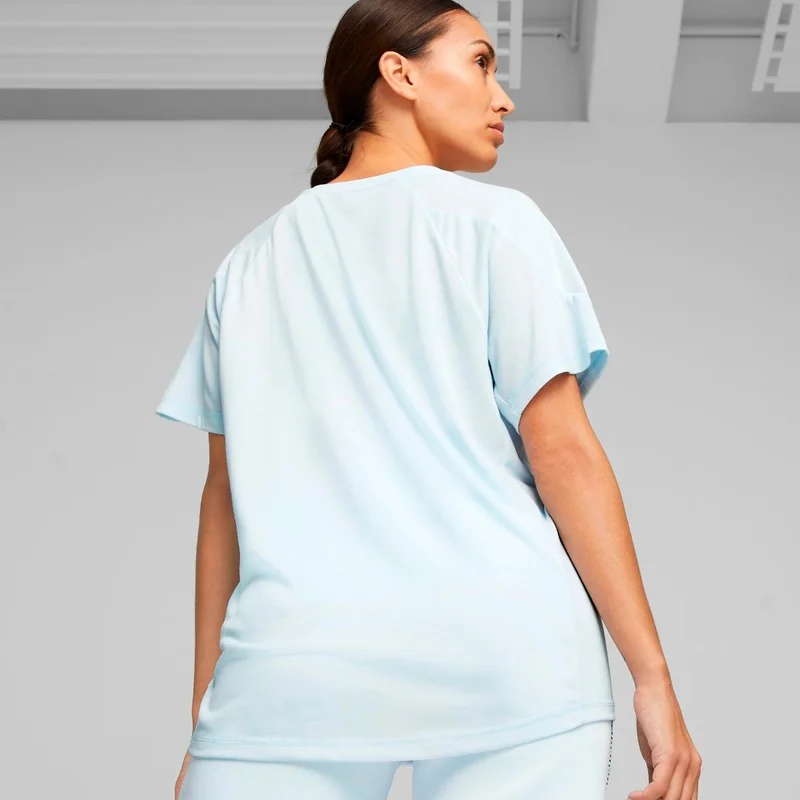 بوما Evostripe Women's Blue Crew Neck T-Shirt