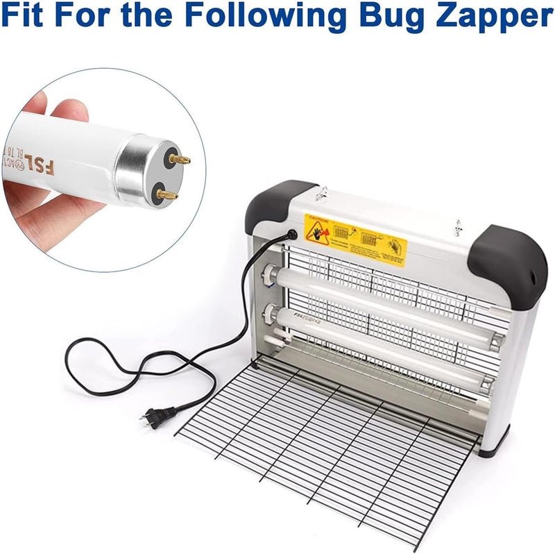 FUIN 15W UV Lamp, Electric Bug Killer Lamp, Mosquito Insertion Killer, Home Pest Control UV Lamp, for Replacement UV T8 Fluorescent Lamp 30W Indoor Outdoor Electronic Mosquito Killer Lamp, 2 packs 13 in - Image 4