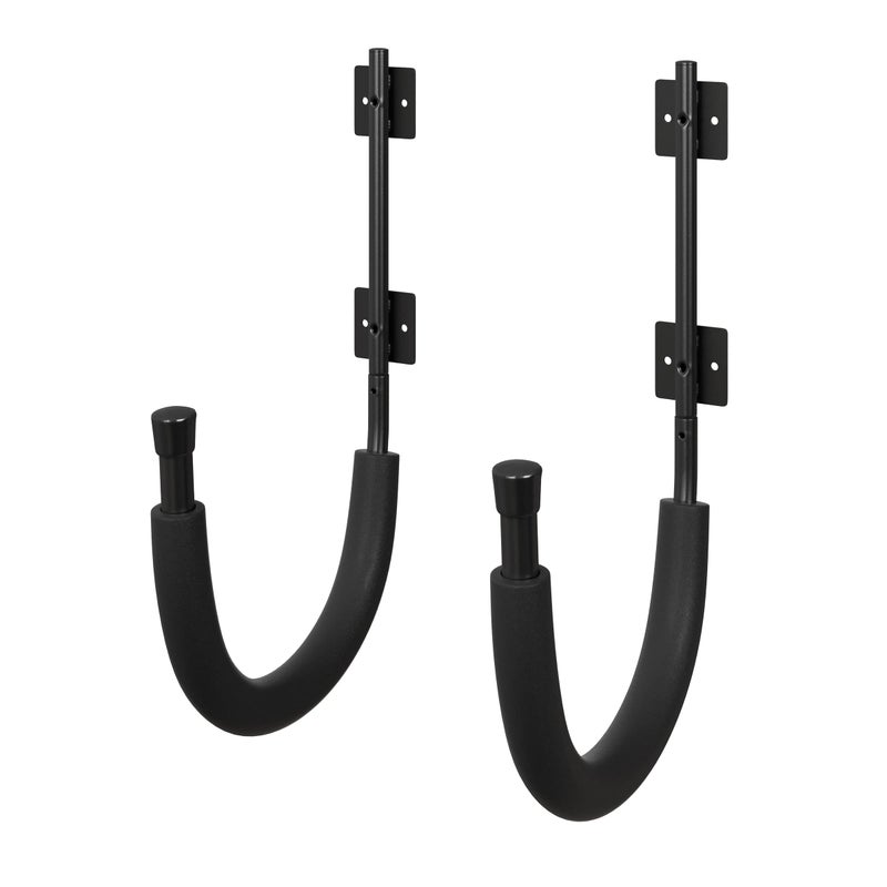 RAD Sportz Kayak Wall Hangers 100 LB Capacity Kayak or Stand Up Paddle Board Storage for Garage Shed or Boat House Heavy Duty Black