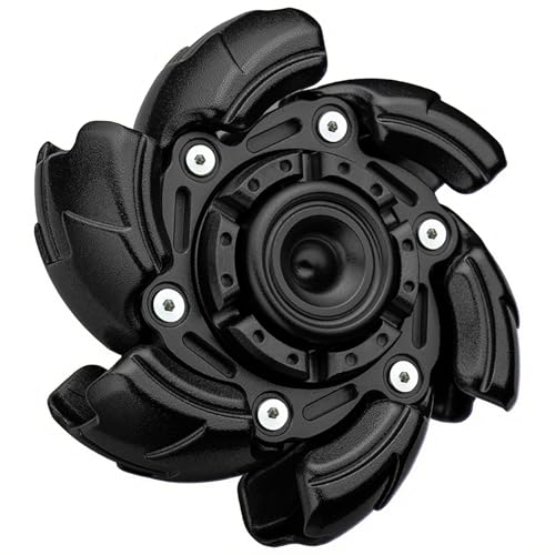 HIDEDC Pillbug Fidget Spinner Open Armor Metal Fidget Spinners for Adults Alloy EDC Fidget Toys Adults Stress Relief Toy Executive Desk Toy for ADHD ADD Autism Black - Image 1