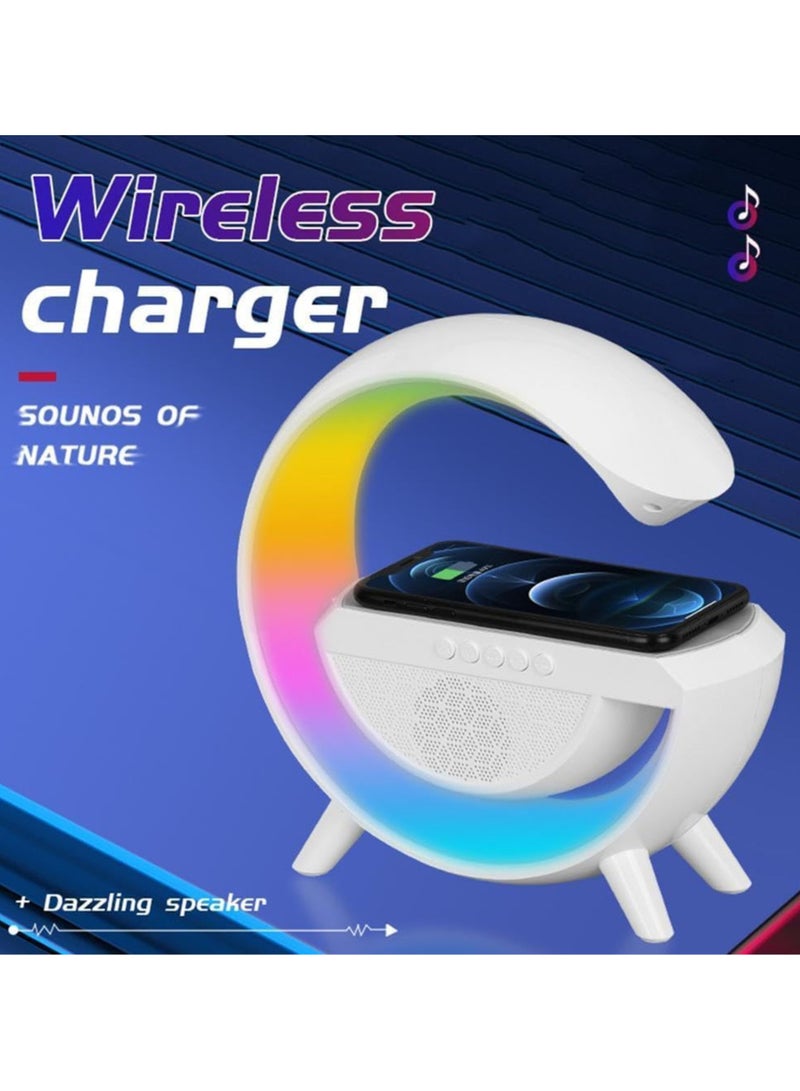 MIRHA Intelligent Life Assistant: The Future of Convenience in a Wireless Charging LED Lamp (White Edition)  - Image 2