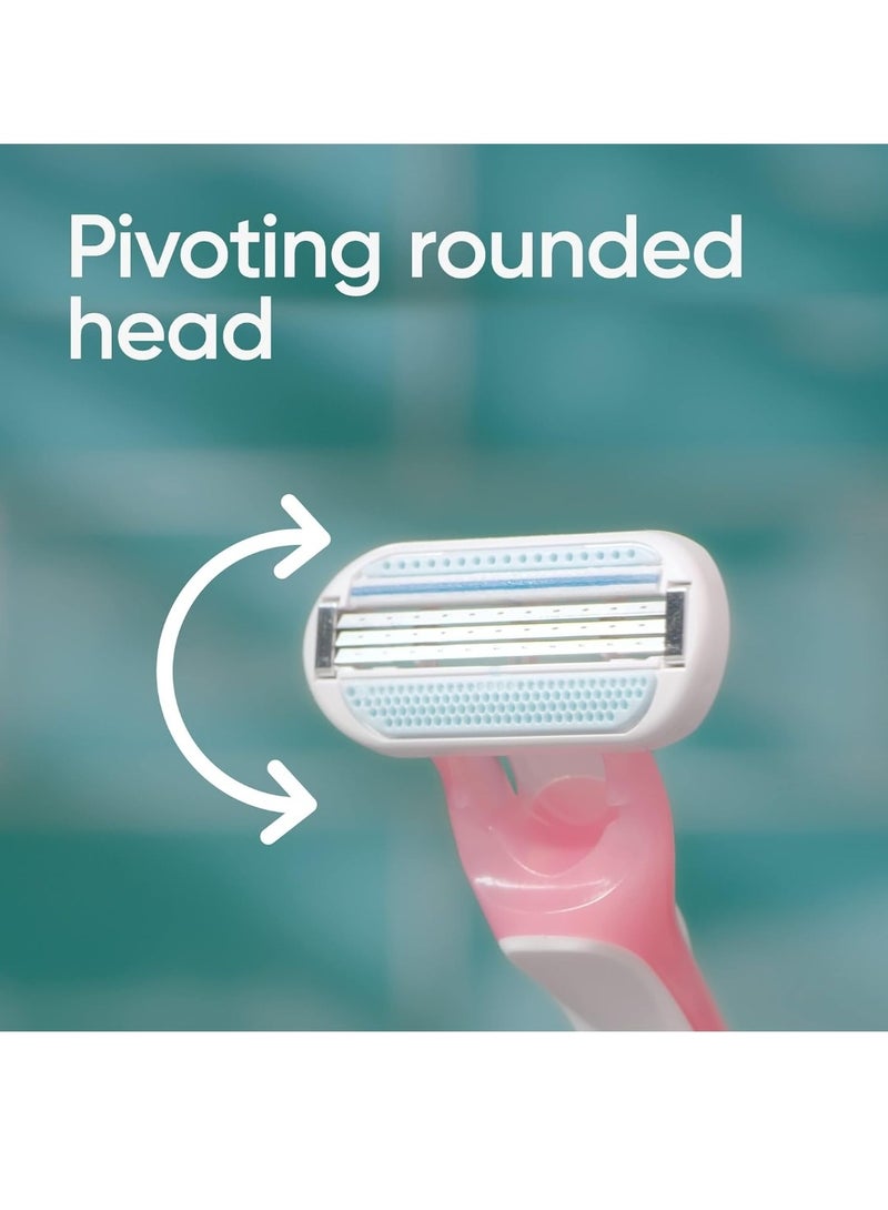 فينوس جيليت شفرات حلاقة فينوس الحساسة للاستعمال مرة واحدة، 3 قطع - Image 2