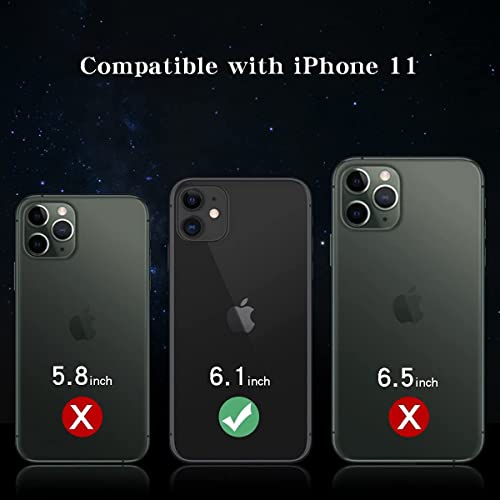 Cavdycidy iPhone 11 Diamond Mirror Case, Crystal Bling Acrylic Outdoor Makeup Case for Women, Girls Who Love Beauty - Image 2