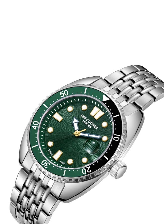 Lee Cooper - Men Analog Dark Green Dial Watch - LC07997.370 - Image 1