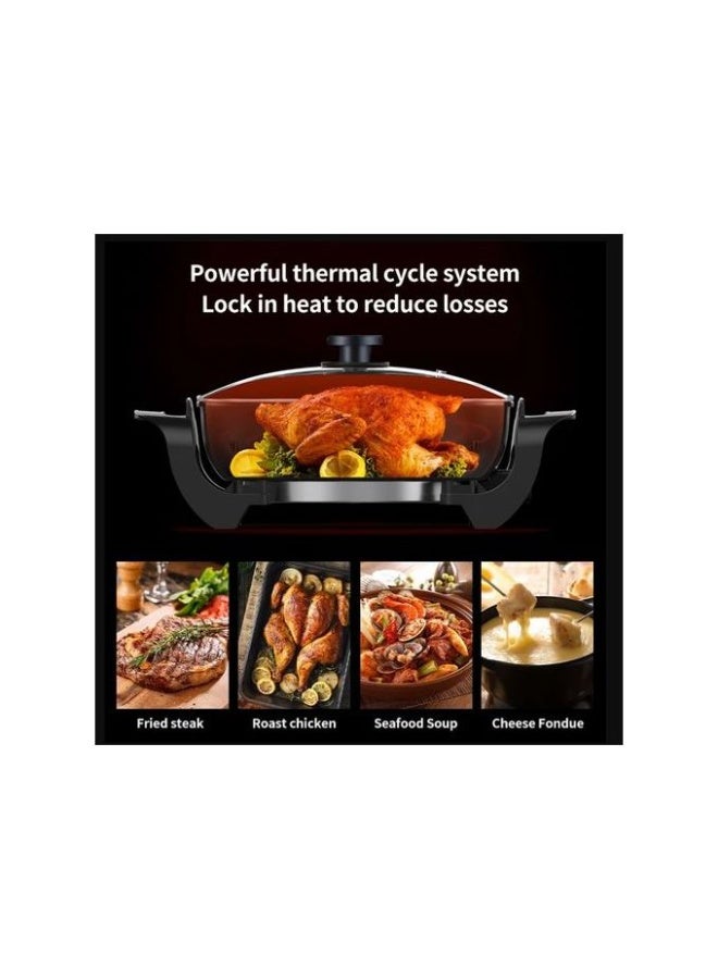 Sokany Electric Grill with Lid – 1500W - Image 2