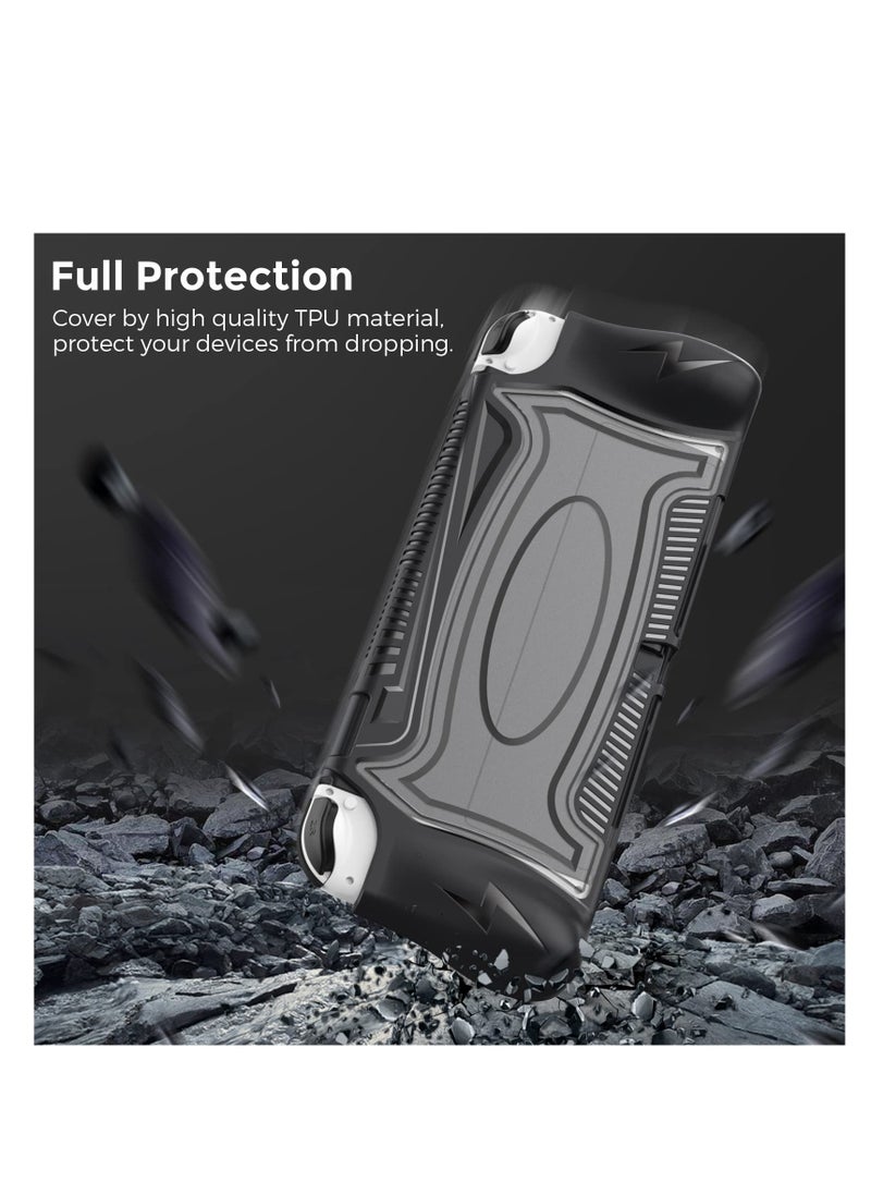 Excefore - Switch OLED Case Compatible with Nintendo Switch OLED, Dockable Case for Nintendo Switch OLED, Unique Upgraded Designed, Comfortable & Ergonomic TPU Grip Case for Joy-Con Controller - Image 1