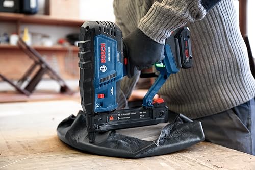 BOSCH GTH18V-18MN 18V Brushless 18-Gauge Narrow Crown Stapler - Cordless, Powerful, and Precise for Furniture, Upholstery, and Cabinetry Applications (Bare Tool) - Image 4