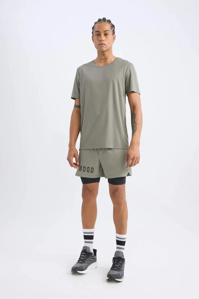 ديفاكتو DeFactoFit Slim Fit Short Sleeve Sports T-Shirt