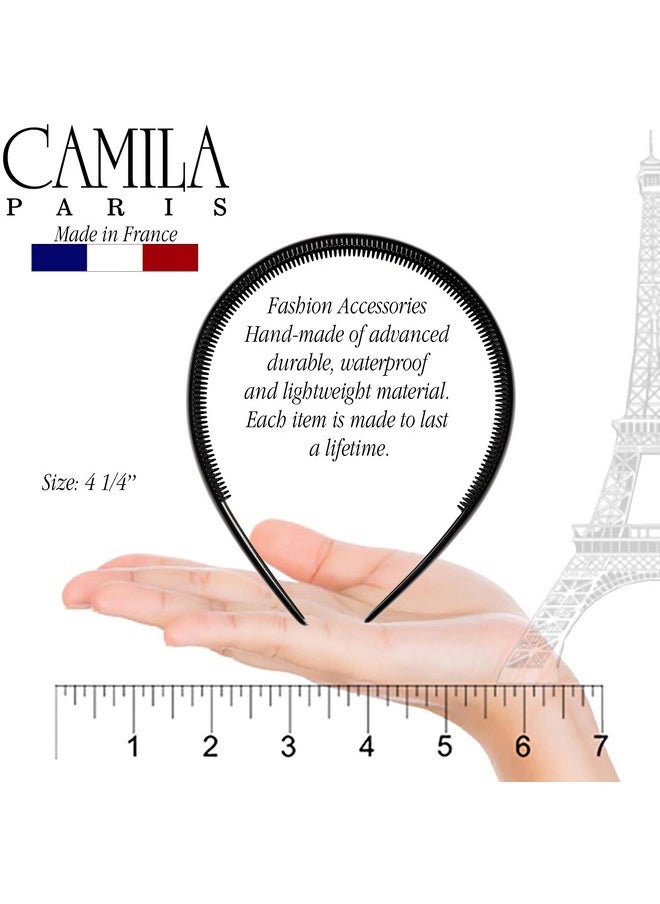 Paris Cp3012 French Fashion Headband For Women Very Flexible With Teeth For Strong Hold Grip Women'S Hairband No Slip Durable Styling Girls Hair Accessories Made In France With Cellulose - pzsku/Z44DD08781672A4F80983Z/45/_/1719064801/4bb18e7e-5fd6-4f30-ac51-44ee0c2e2261