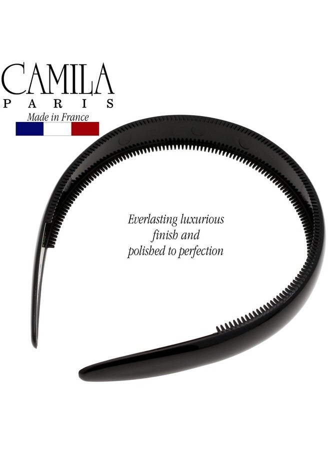 Paris Cp3012 French Fashion Headband For Women Very Flexible With Teeth For Strong Hold Grip Women'S Hairband No Slip Durable Styling Girls Hair Accessories Made In France With Cellulose - pzsku/Z44DD08781672A4F80983Z/45/_/1719064802/1f5c27c1-f53d-4271-9cea-b2f8a6157580