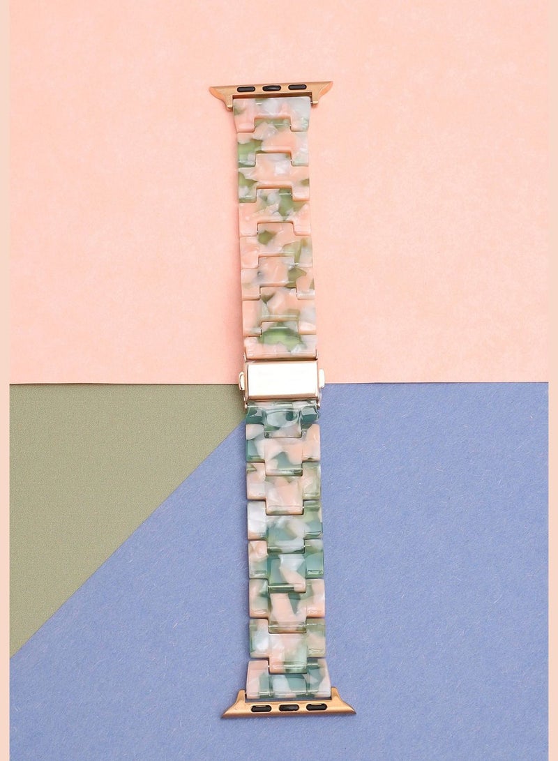 Haute Sauce Textured Acrylic Apple Watch Strap For Women | 38mm/40mm/41mm - Image 2