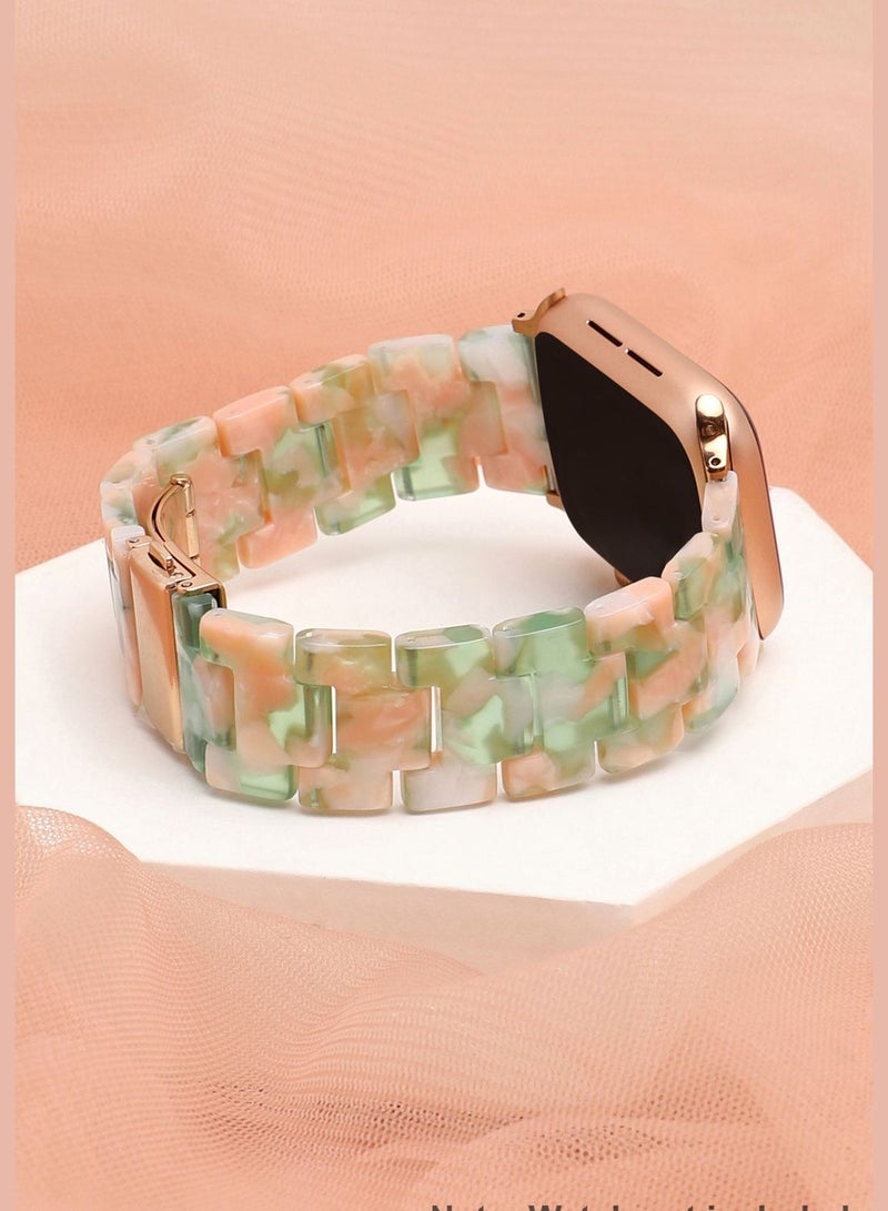 Haute Sauce Textured Acrylic Apple Watch Strap For Women | 38mm/40mm/41mm - Image 1