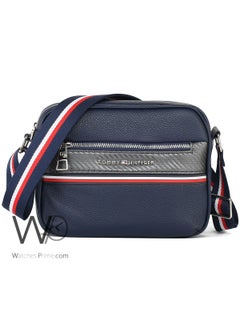 Tommy Hilfiger Plus Tommy Hilfiger Leather Crossbody Shoulder Navy Blue Men Bag  - Image 1