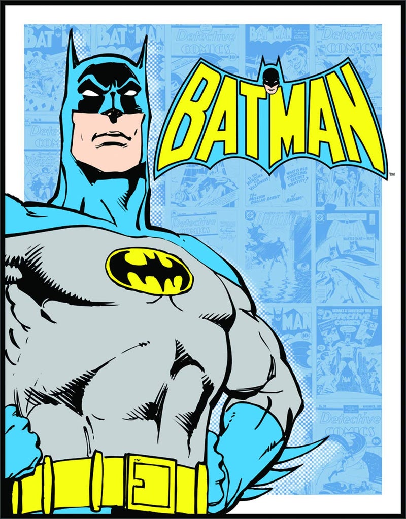 Desperate Enterprises Desperate Enterprises Batman  Retro Panels Tin Sign 125 W x 16 H 