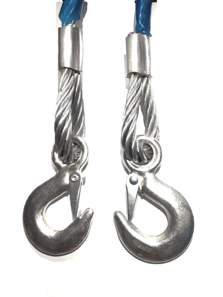 Breewell Emergency Tow Pull Rope Snatch Strap for Car Dual Forged Hooks 14mm x 4m 8000kgs 8 tons - Image 4