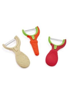 Q-Lux  Serrated Vegetable Peeler, Tomato Design