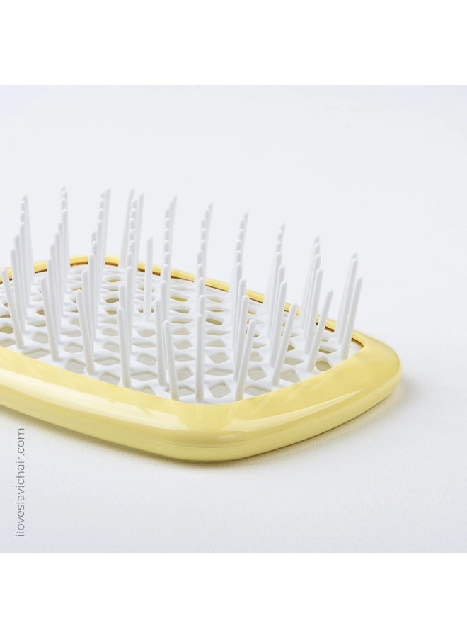 Two Color Super Brush YellowOrange Unisex Hairbrush - Image 3