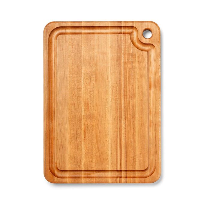 PRESTIGE SERIES RECTANGULAR WOODEN MAPLE CUTTING BOARD 22X16 125 THICK 13LB REVERSIBLE BUTCHER BLOCK WITH JUICE GROOVE EDGEGRAIN FINGER GRIP HOLE MADE IN THE USA