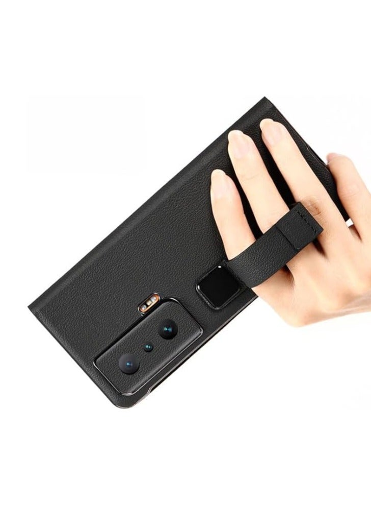 general Compatible with Huawei Honor Magic VS/V2/VS2 phone case, folding screen wristband bracket leather smart case case - Image 3