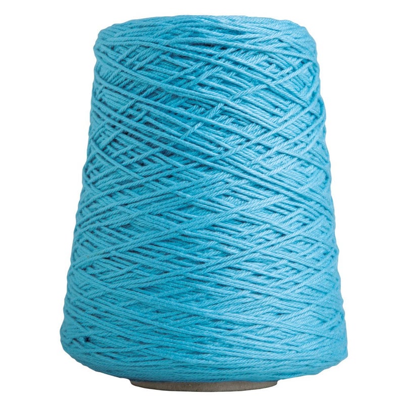 Knit Picks Dishie Worsted Weight 100 Cotton Yarn Cone Blue  14 oz Kenai