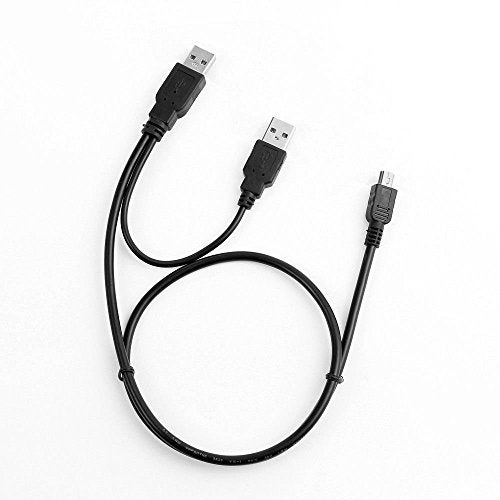 MaxLLTo™ USB Y Charger Data Cable Cord for EMC Iomega eGo USB 2.0 Portable Hard Drive HDD - Image 3