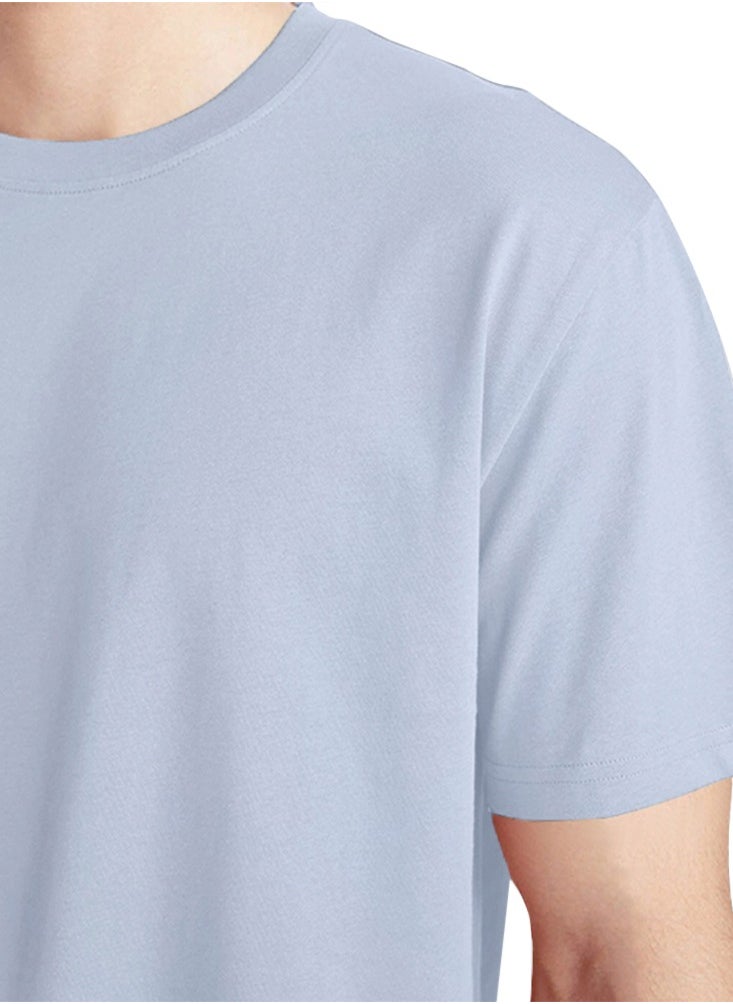 Nileton Relaxed Fit T-shirt For Men – Cotton - Half Sleeves Crew Neck Tee  - Image 3