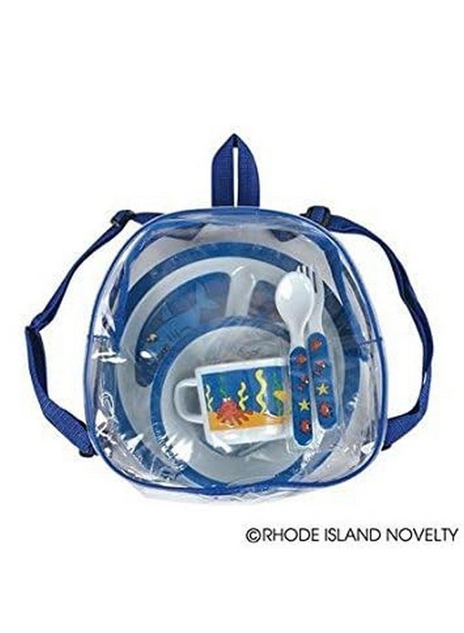 Rin Under The Sea 5 Piece Children's Melamine Mealtime Set - Image 5