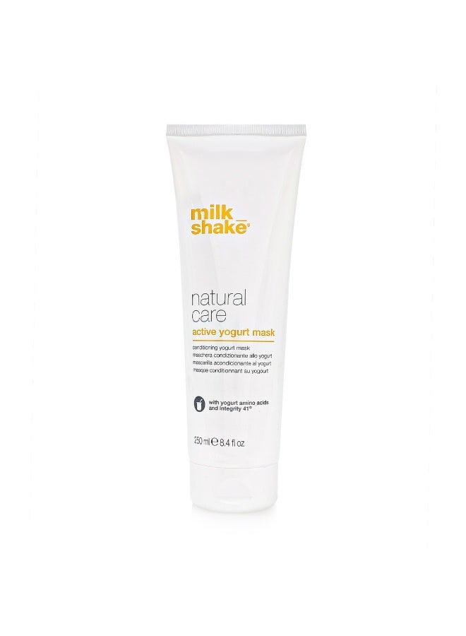 Milk Shake قناع الزبادي النشط للشعر الطبيعي والمعالج بالألوان 250 مل
