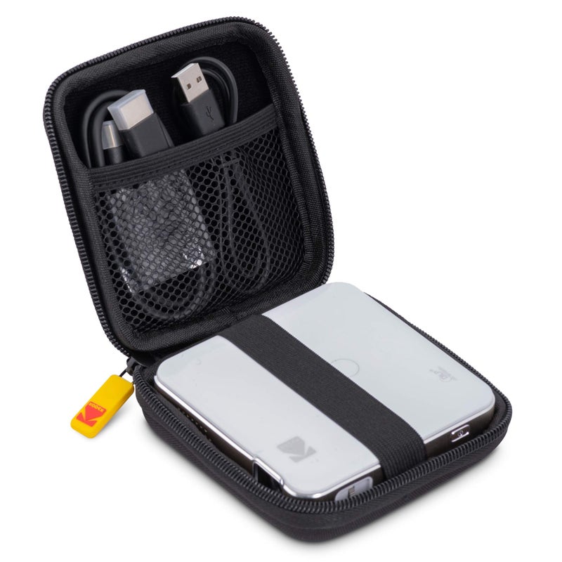 KODAK Eva Mini Projector Case | Soft Molded Hard Shell Carrying Case Luma Portable Projector | Shockproof, Dustproof and Water Resistant Travel Protection, Black, Luma 150 Case, Modern - Image 4