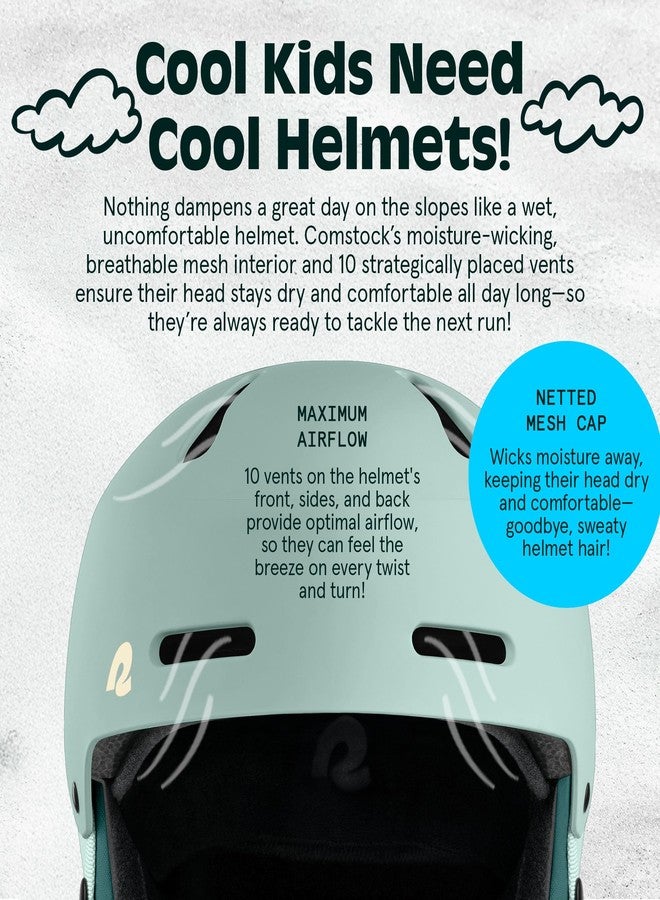 Retrospec Comstock Kids Ski & Snowboard Helmet for Boys & Girls - Adjustable Fit Snow Helmet with Protective Shell, and Breathable Vents for Children & Youth - Image 4