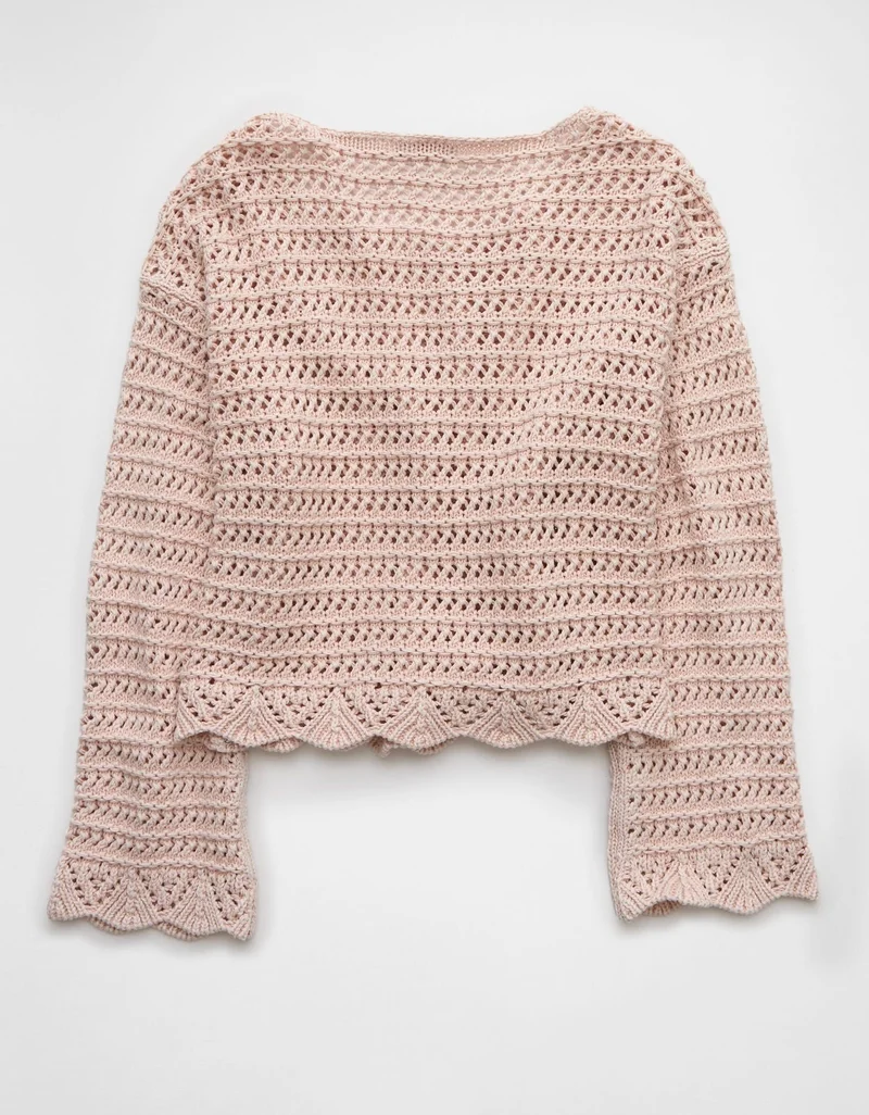 امريكان ايجل كنزة محبوكة بتصميم قبة واسعة