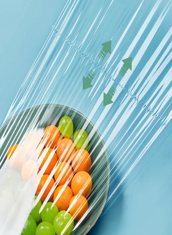 ECOOPTS 100% Compostable Plastic Cling Wrap 12 inch Food Service Cling Film Wrap Roll - 12" x 99 Ft ECO friendly Food Wrap Wrap Precut 30cm×35cm Totall 60m 2 PACK - Image 3