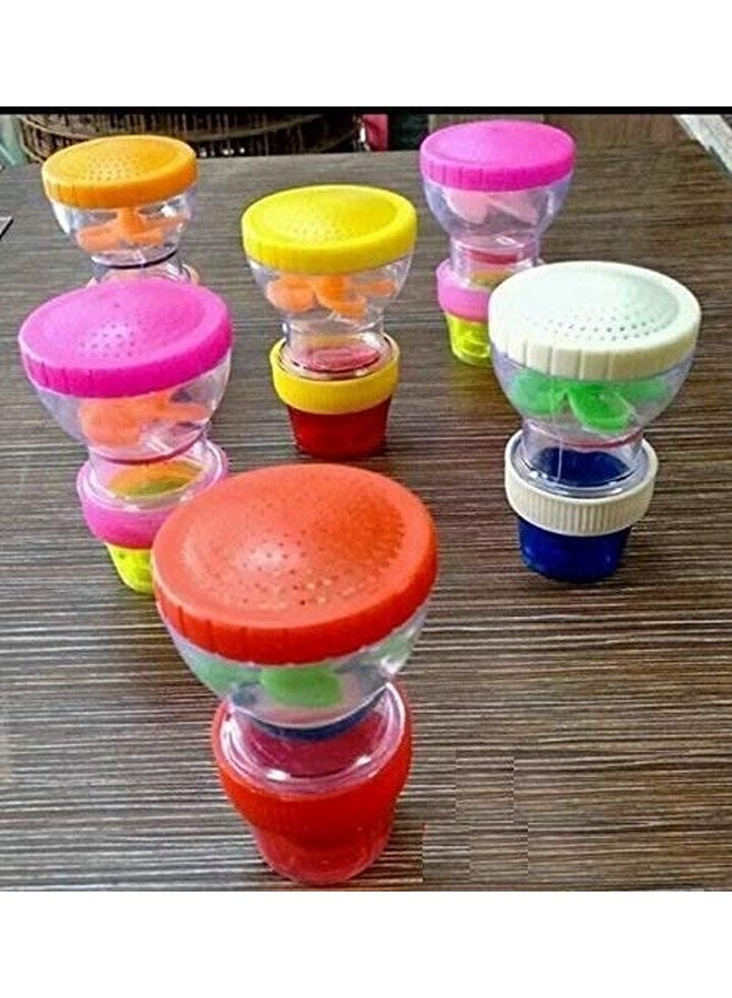 Livecool Set Of 6 - Kitchen And Bathroom Tap Shower Sprinkler Plastic Shower Head (Standard Size, Multicolour) Tap Water Filter - Glossy - Image 1