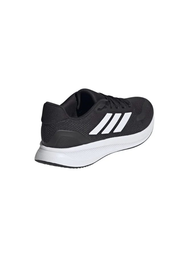 Adidas adidas RUNFALCON 5 WIDE Black Running SHOES for Men - 6