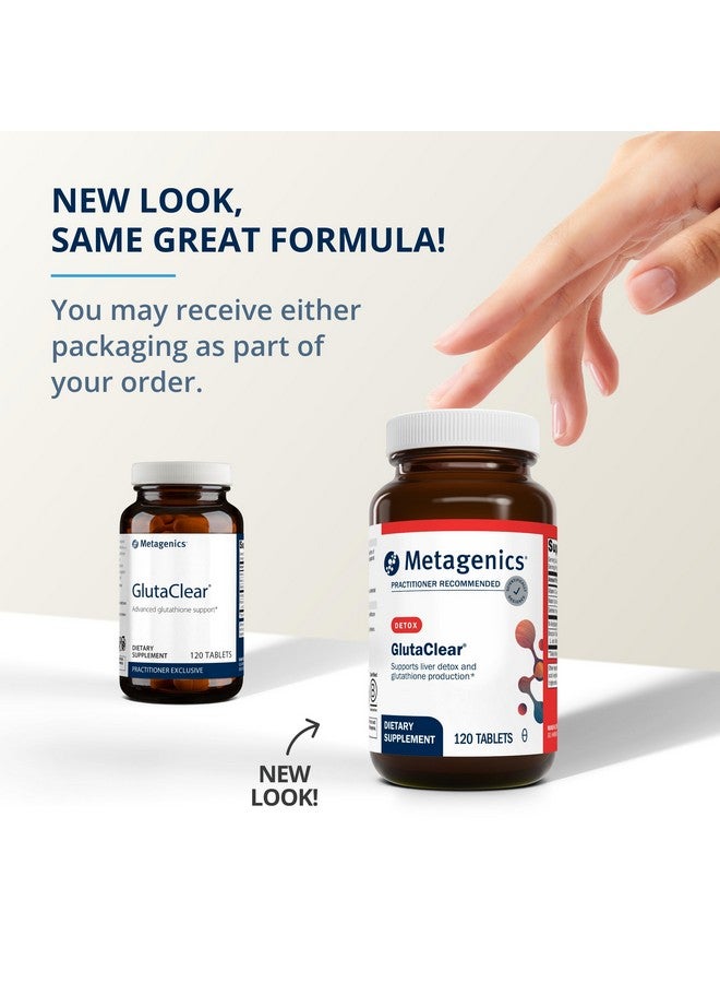 Metagenics GlutaClear - Advanced Glutathione Support* - 750 mg Niacin - Potent Antioxidant Support* - with Broccoli Seed Extract & Vitamin C - Non-GMO & Gluten Free - 120 Tablets - Image 3