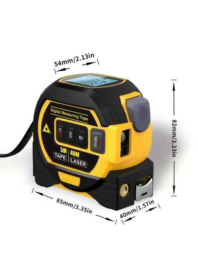 High Precision Laser Rangefinder 100m Laser Ranging 5m Steel Tape Measure - Image 5
