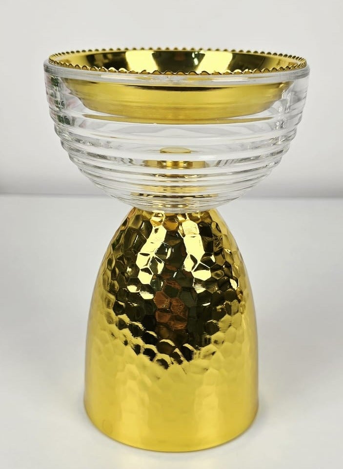 Radin Bakhoor Burner Charcoal Incense Burner Oud Frankincense Glass Incense Burner  for Yoga Spa and Aromatherapy Office & Home Decor - Image 1