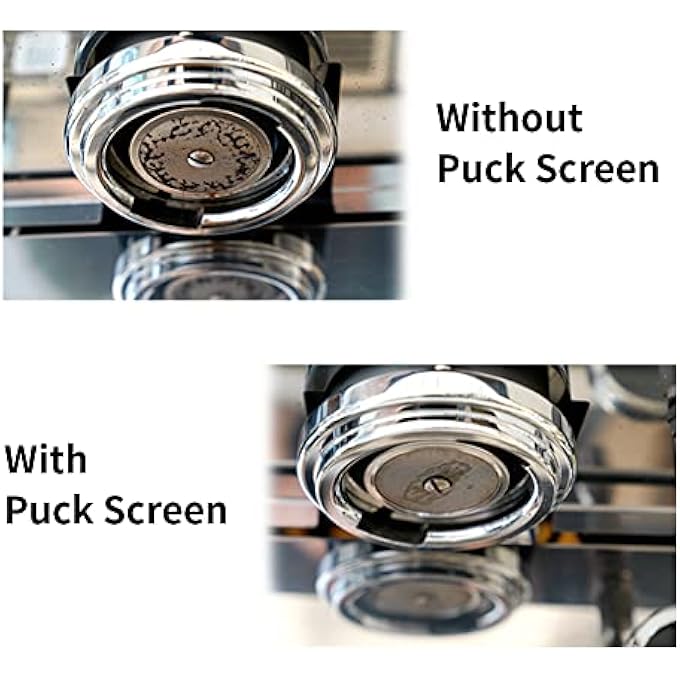 WATCHGET 51Mm Espresso Puck Screen 17Mm Thickness Reusable Stainless Steel Professional Barista Coffee Filter Mesh Plate For Portafilter Basket - Image 3