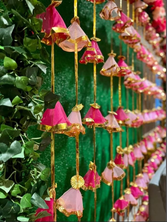 RR Crafts 6FT Event Hangings for Mandap Decoration – Wedding Mehndi, Indian Shaadi, Haldi Gota Decor, and Outdoor Party Decoration (Set of 10) - Image 5