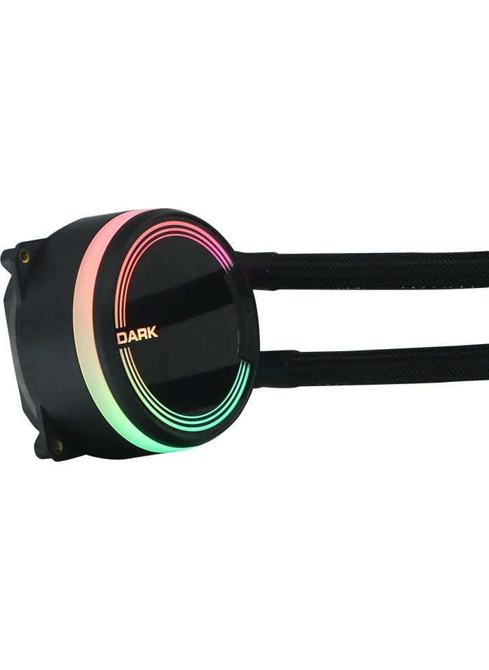 Dark Aquaforce W247 240MM 2X12CM Argb LED Fan + Pump Intel & Amd Compatible Liquid Cooling System (DKCCW247)  - Image 4