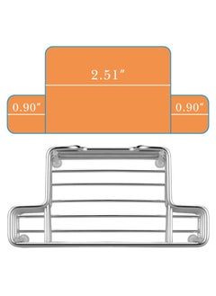 Linkidea 1 Pack Silver  Toothbrush Holder Stainless Steel Multifunctional 1 2 Slot Toothbrush Holder Wall Mounted For Bathroom Shower Wall Toothbrush Holder Stand For Electronic Toothbrush T...  - Image 4