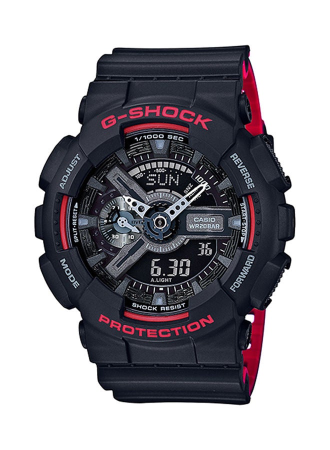 G-SHOCK Analog Plus Digital Round Water Resistance Wrist Watch  GA-110HR-1ADR - Image 1