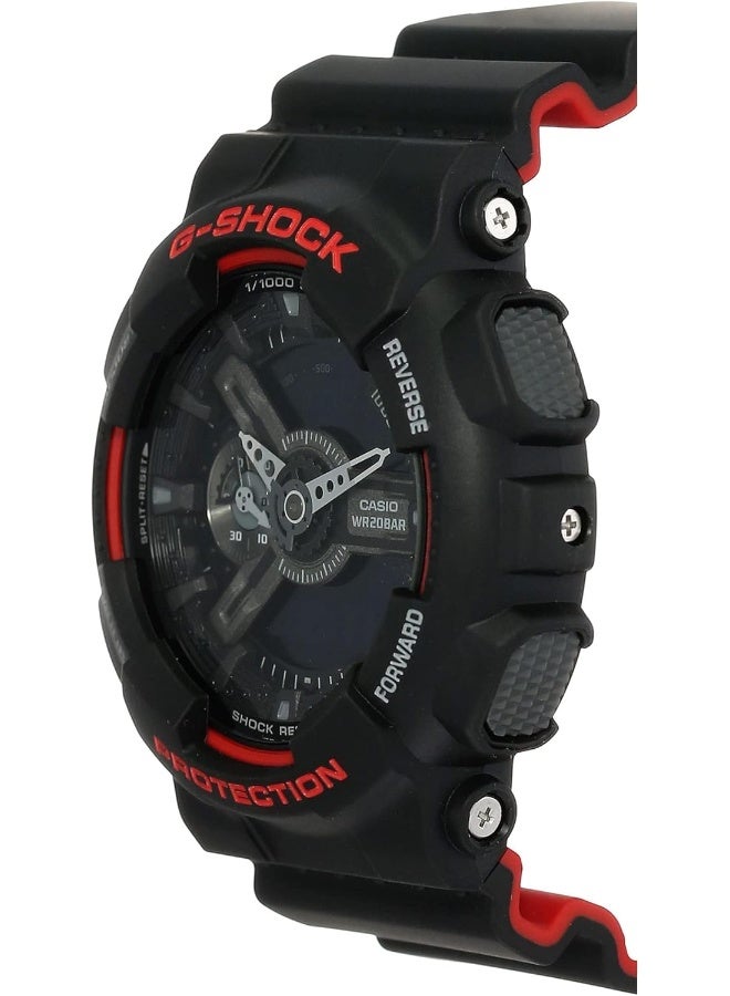 G-SHOCK Analog Plus Digital Round Water Resistance Wrist Watch  GA-110HR-1ADR - Image 3