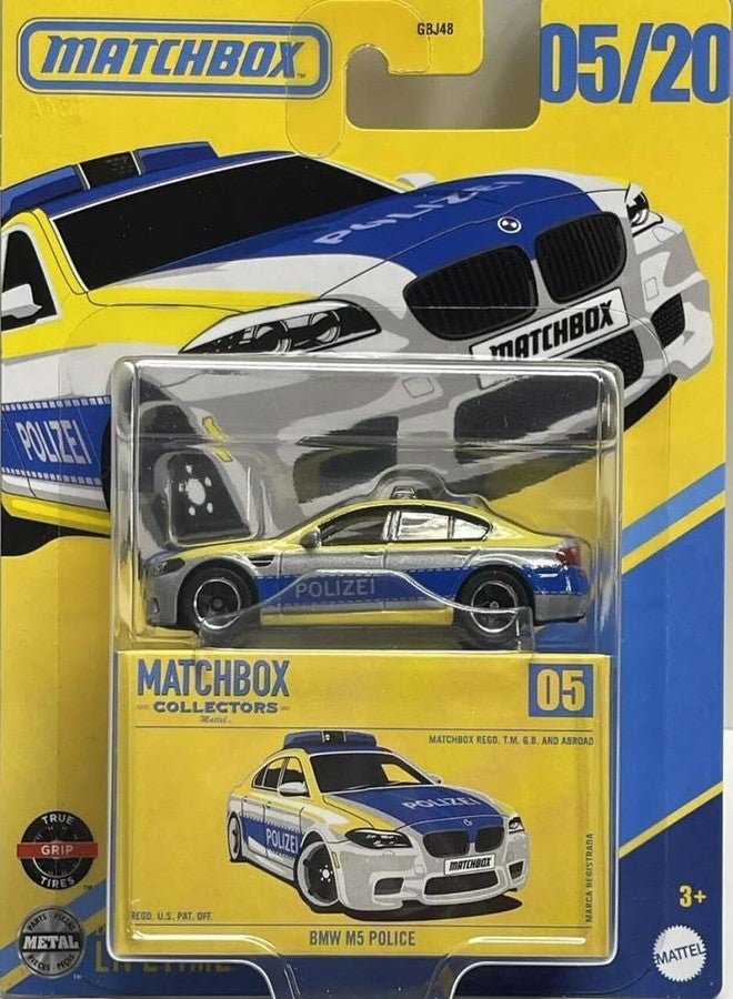 Matchbox Collection Vehicles GBJ48 - JCL36 BMW M5 POLICE - Image 1