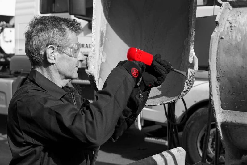 Chicago Pneumatic CP7150K - Kit - Air Hammer, Welding Equipment Tool, Construction, 0.401 Inch (10.2mm), Round Shank, Stroke 3.5 in / 89 mm, Bore Diameter 0.75 in / 19 mm - 2300 Blow Per Minute - Image 5
