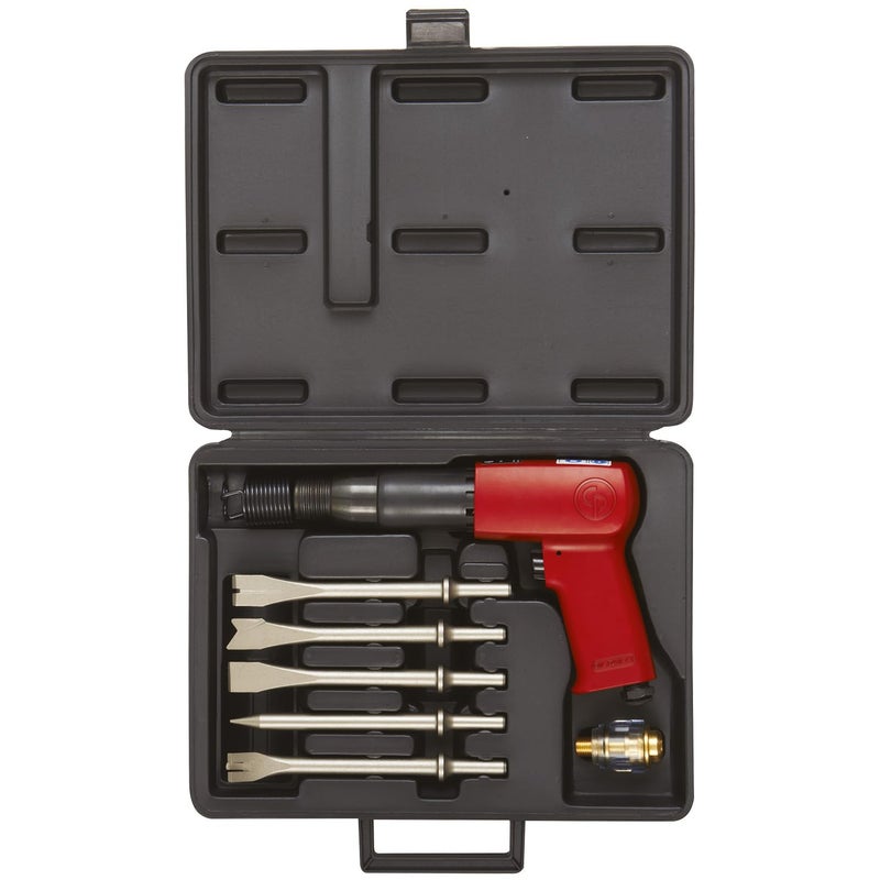 Chicago Pneumatic CP7150K - Kit - Air Hammer, Welding Equipment Tool, Construction, 0.401 Inch (10.2mm), Round Shank, Stroke 3.5 in / 89 mm, Bore Diameter 0.75 in / 19 mm - 2300 Blow Per Minute - Image 3