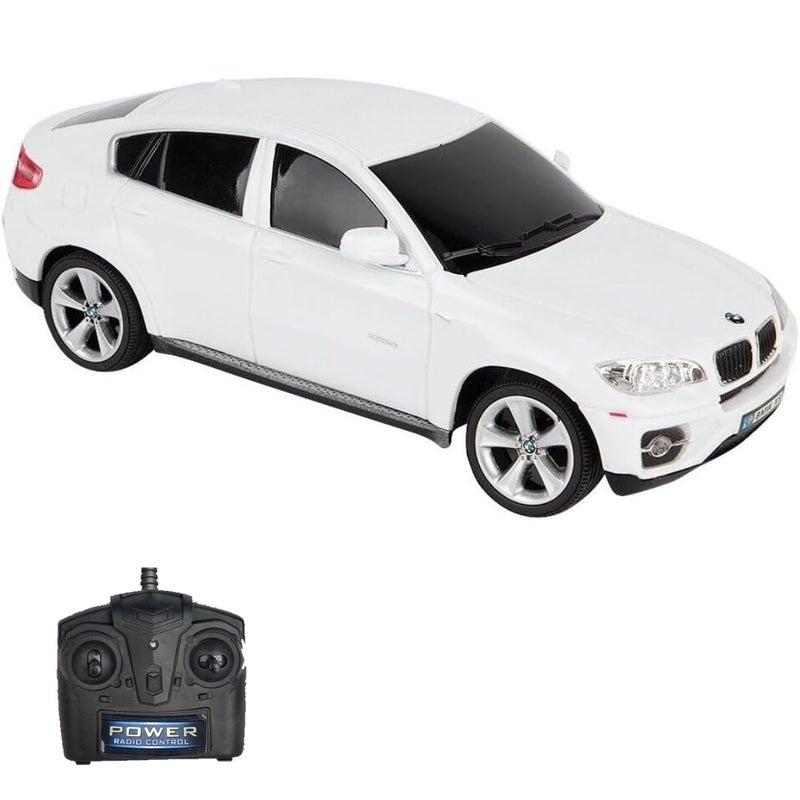 سياره سباق بي ام دبليو اكس 6 1/24 مع ريموت تحكم - ابيض - 866-2404S