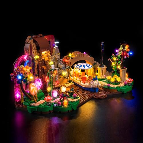 LocoLee Light kit Compatible with Lego 21360 Willy Wonka The Chocolate Factory No Model Only Light LED Lighting Accessories Compatible with Lego 21360 Standard Version - Image 1