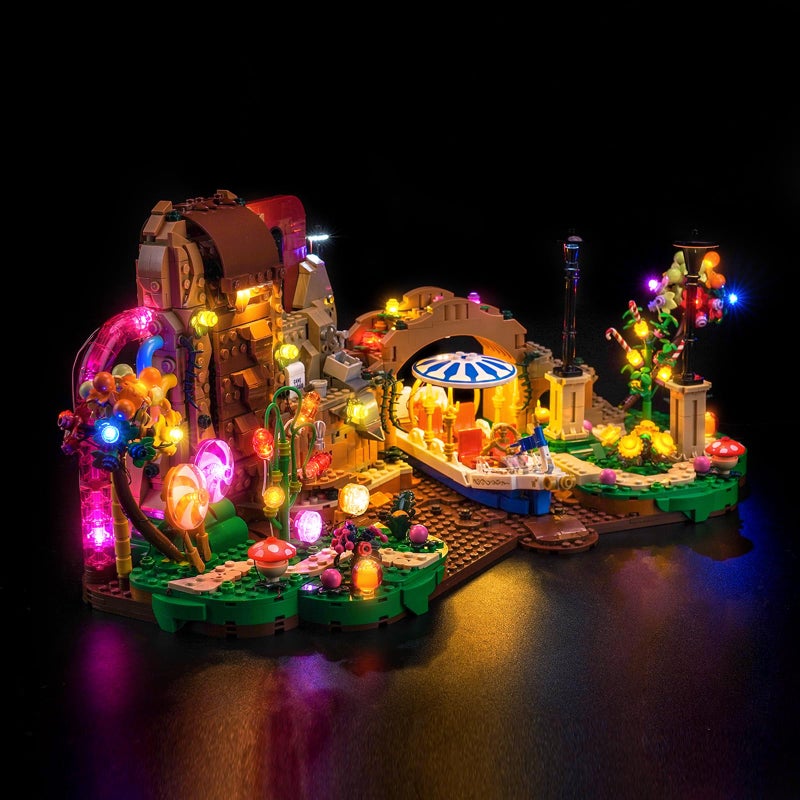LocoLee Light kit Compatible with Lego 21360 Willy Wonka The Chocolate Factory No Model Only Light LED Lighting Accessories Compatible with Lego 21360 Standard Version - Image 3